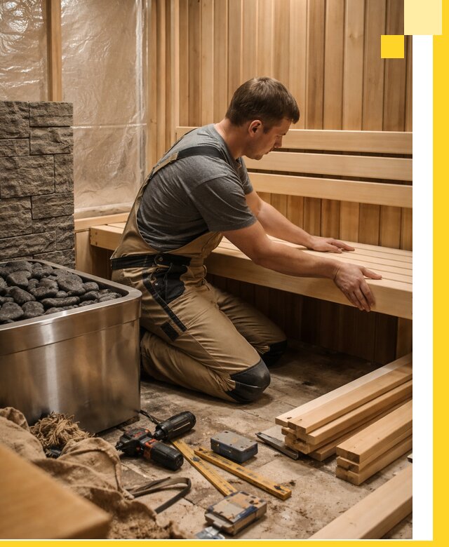 Сауны для дома под ключ с проектированием и монтажом в Шарыпове