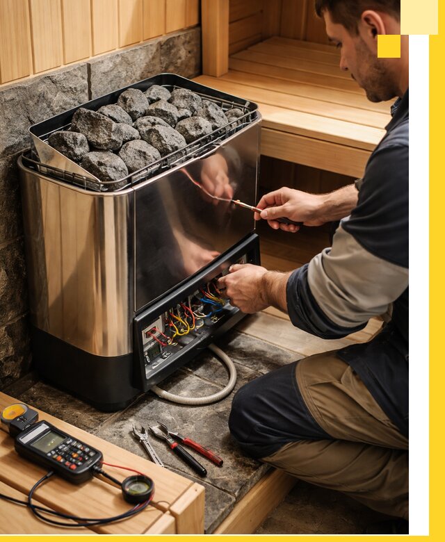 Продажа и установка электрокаменок для саун в Шарыпове