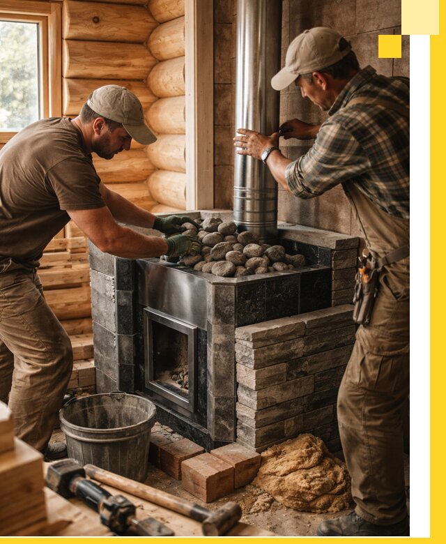 Строительство и отделка русских бань под ключ в Шарыпове