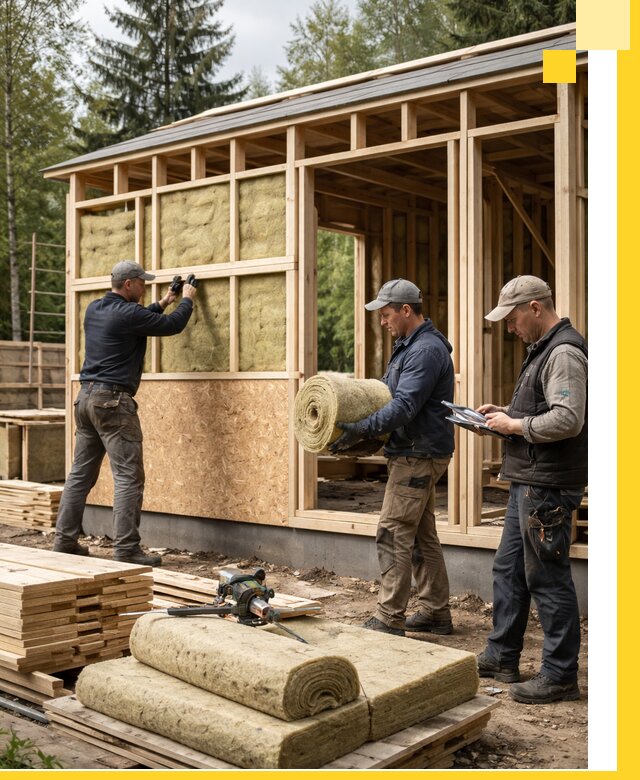 Проектирование и строительство каркасных бань в Шарыпове под ключ