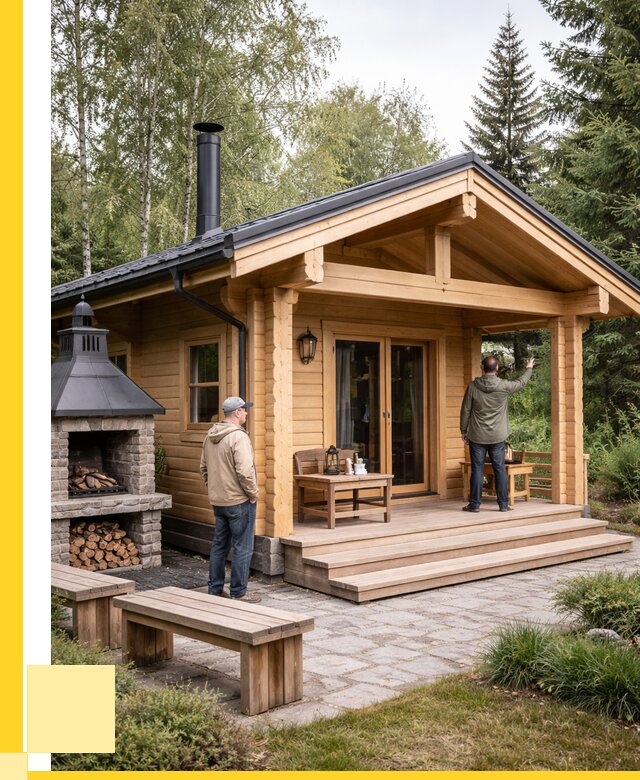 Деревянные бани под ключ в Шарыпове от 454725 р. | ЭриданШрп