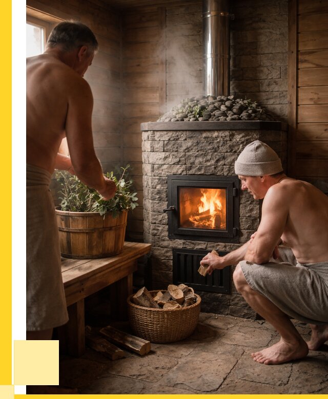 Банные печи под ключ в Шарыпове от 45473 р. | ЭриданШрп кирпичная