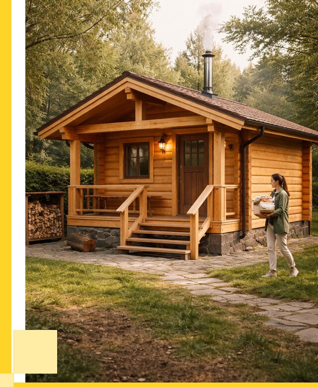 Купить баню под ключ в Шарыпове от 656825 р. | ЭриданШрп