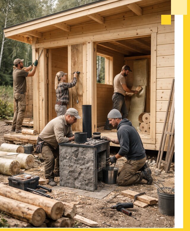 Купить баню под ключ в Шарыпове строительство монтаж отделка