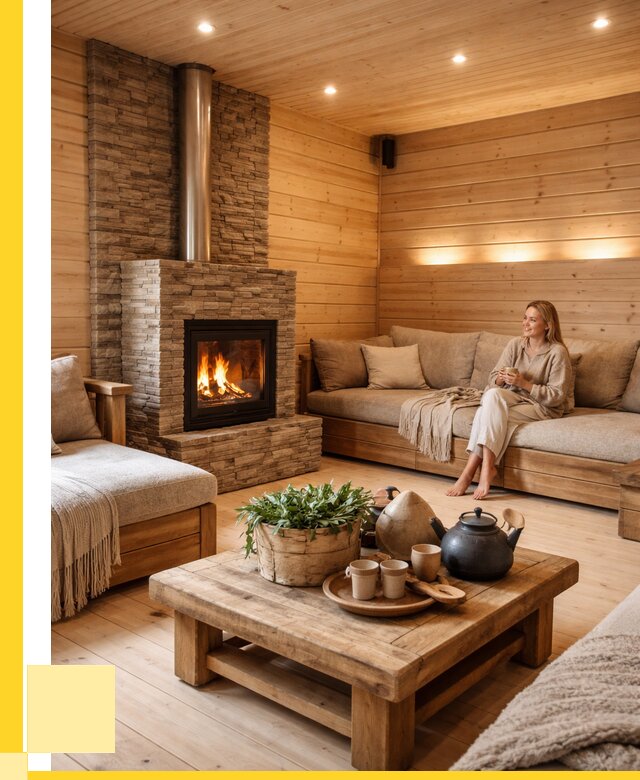 Проект бани с комнатой отдыха в Шарыпове от 35368 р. | ЭриданШрп