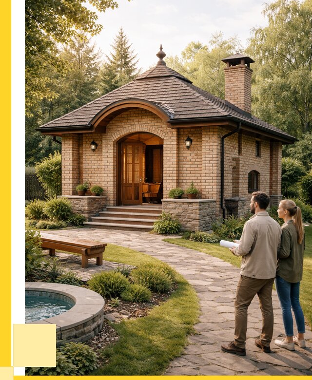 Проект кирпичной бани в Шарыпове от 30315 р. | ЭриданШрп