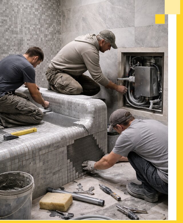 Проекты хамамов под ключ в Шарыпове и дизайн и строительство