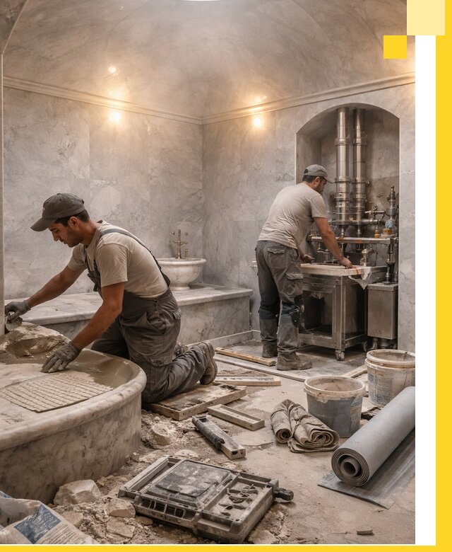 Строительство турецких бань хаммам под ключ в Шарыпове