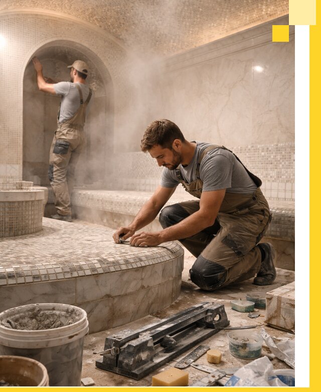 Профессиональный дизайн хамама и SPA под ключ в Шарыпове