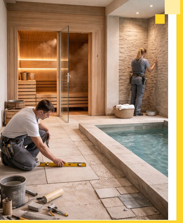 Комплексный дизайн и отделка интерьеров SPA под ключ в Шарыпове